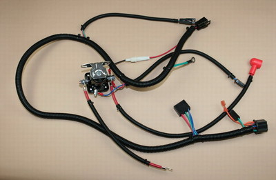Wire harness for mower